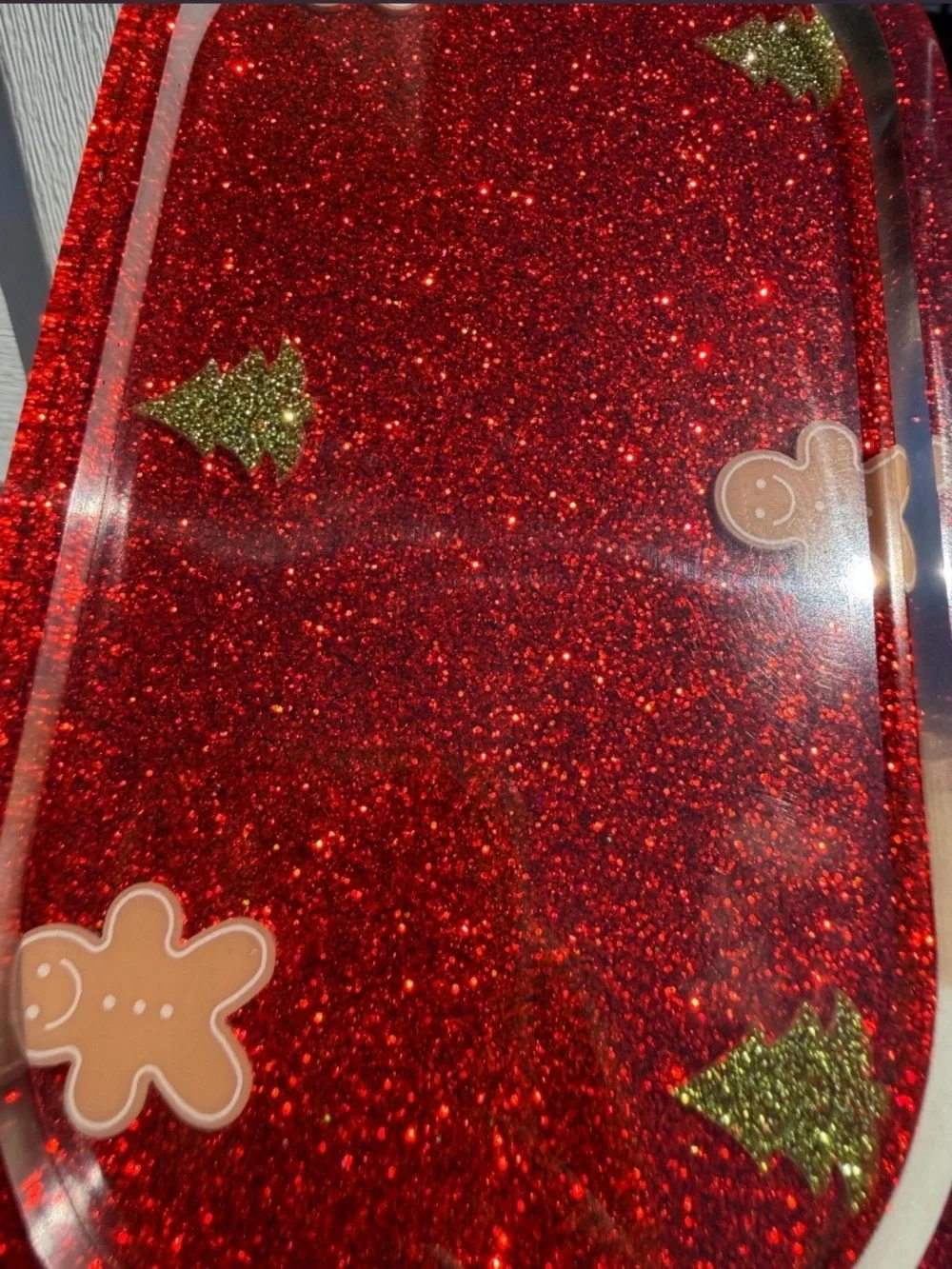 Handmade sparkling red